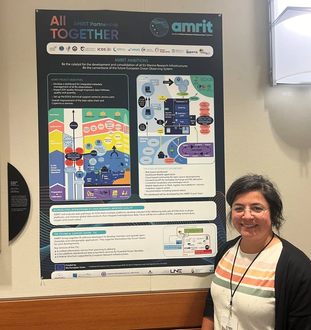 Photo courtest of Zeynep Erdem - Representing AMRIT at IROS 2024, Vancouver, September 2024